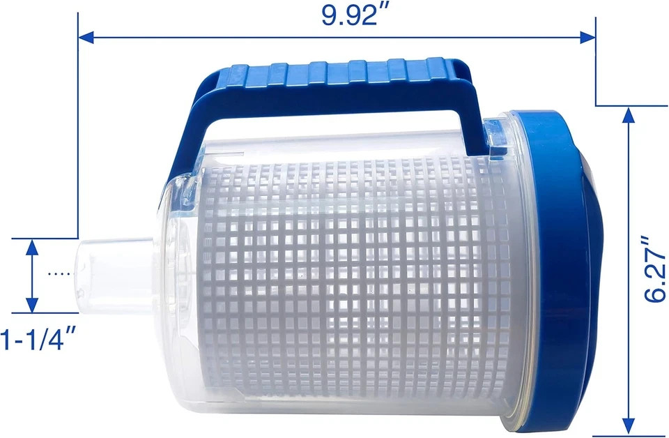 Poolsupplytown Upgraded W560 Inline Pool Leaf Canister/Leaf Catcher/Leaf Trap wi gallery