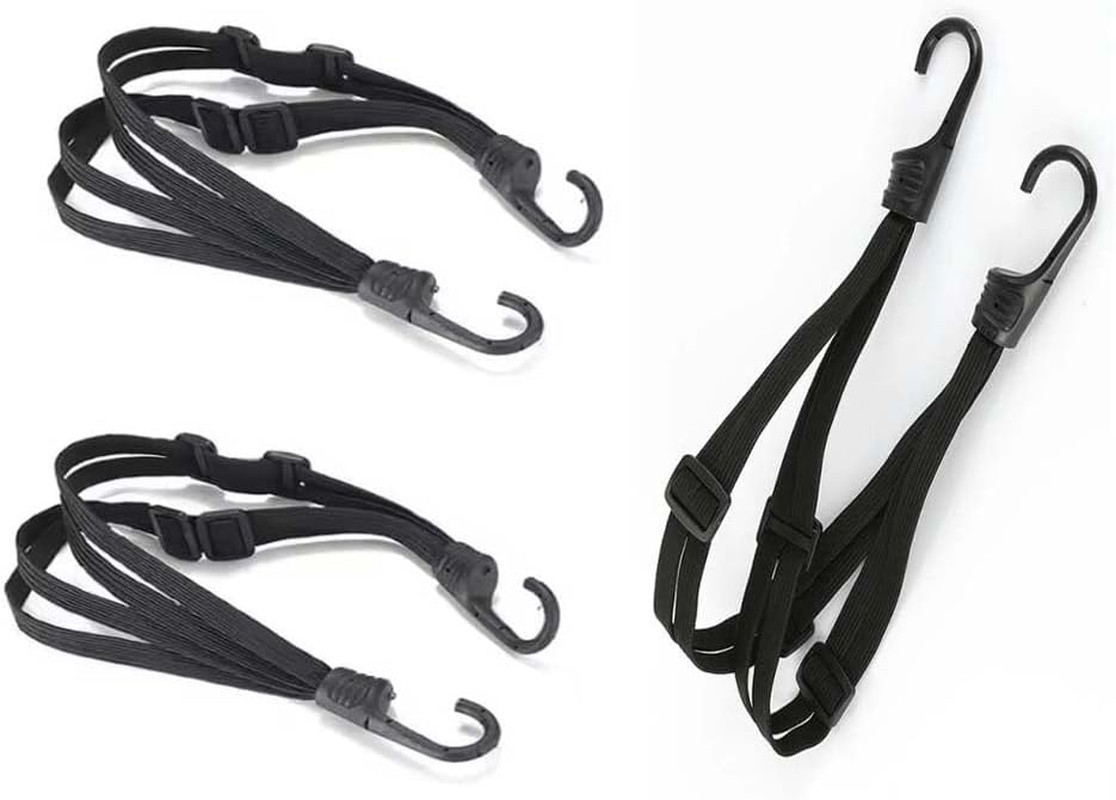 3 Pack Motorcycle Helmet Bungee Cords Full Face Backpack Holder Rope Elastic ... gallery