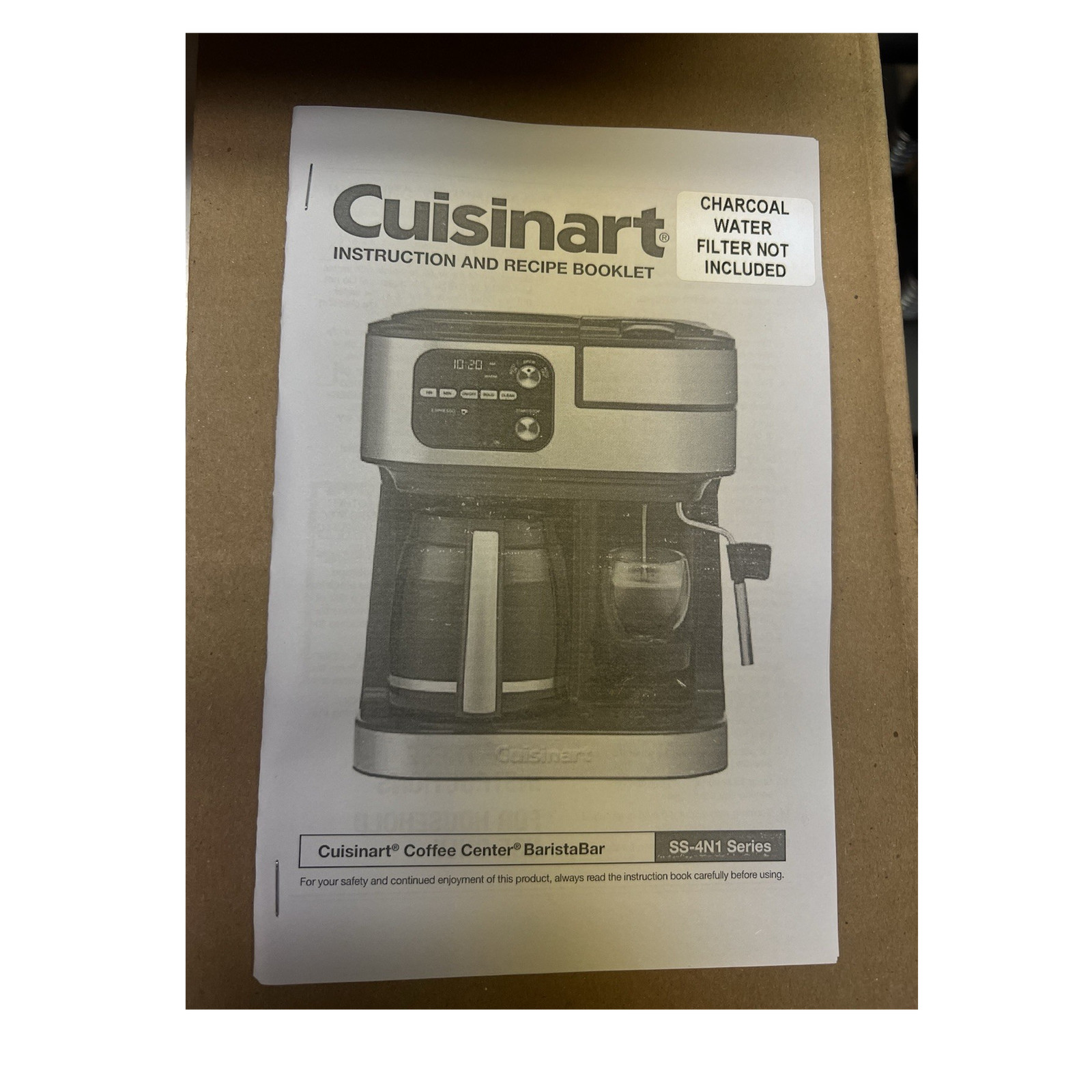 Cuisinart SS-4N1FR Espresso & Filter Coffee Machine w/ Steam Wand Silver/Black gallery
