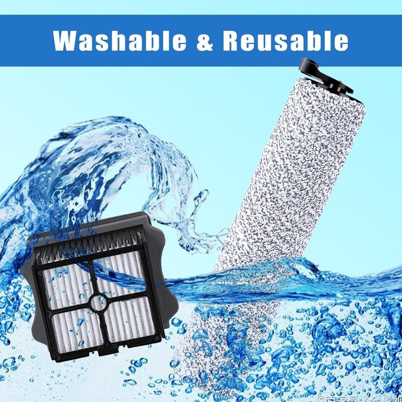 Brush Rollers and Filters Replacement for Tineco Ifloor 3 and Ifloor One S3 Cord gallery
