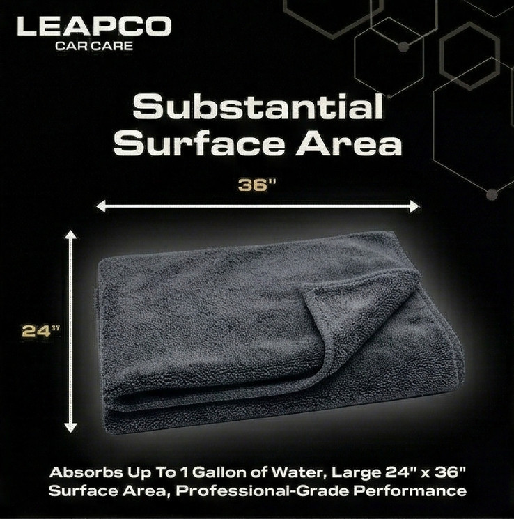 Extra Large Twisted Loop Microfiber Drying Towel Super Absorbent Auto Car Detail gallery
