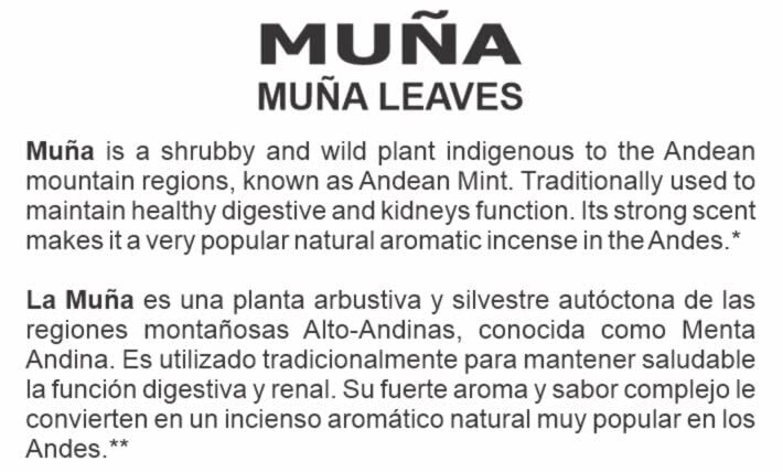 Hanan Peruvian Secrets Andean Mountains Mint Leaves (Te de MUÑA) gallery