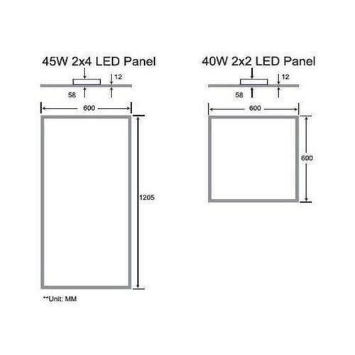 2x2 LED Flat Panel (2 Pack) - 4000K, TRP-03X02-WAD-840 gallery