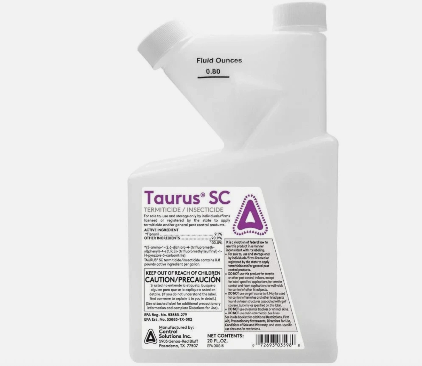Taurus SC Termiticide Termite Spray Generic Termidor NOT FOR:CT,NY,IN,MA,MN,SC,K gallery