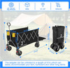Carro plegable 57" con puerta trasera 500lbs ruedas grandes todoterreno negro gallery