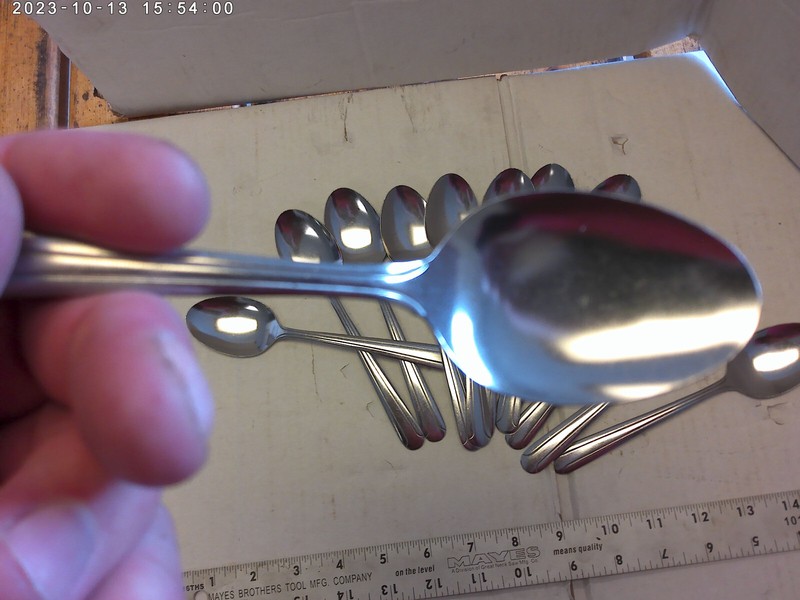 Stainless steel dinner spoon Durable Heavy Weight Stainless (Pack of 12) NEW gallery