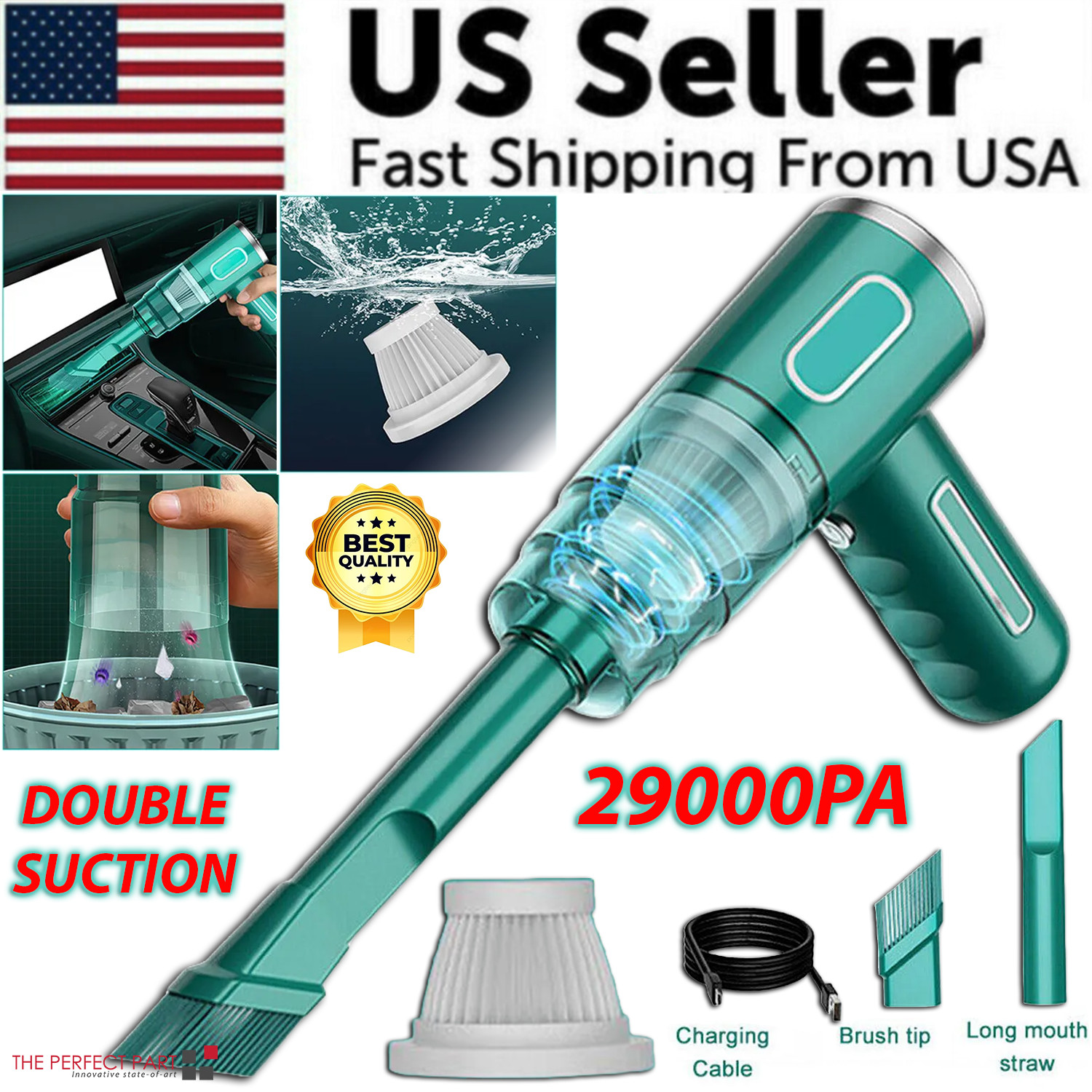 29000PA Cordless Hand Held Vacuum Cleaner Mini Portable Car Auto Home Wireless gallery