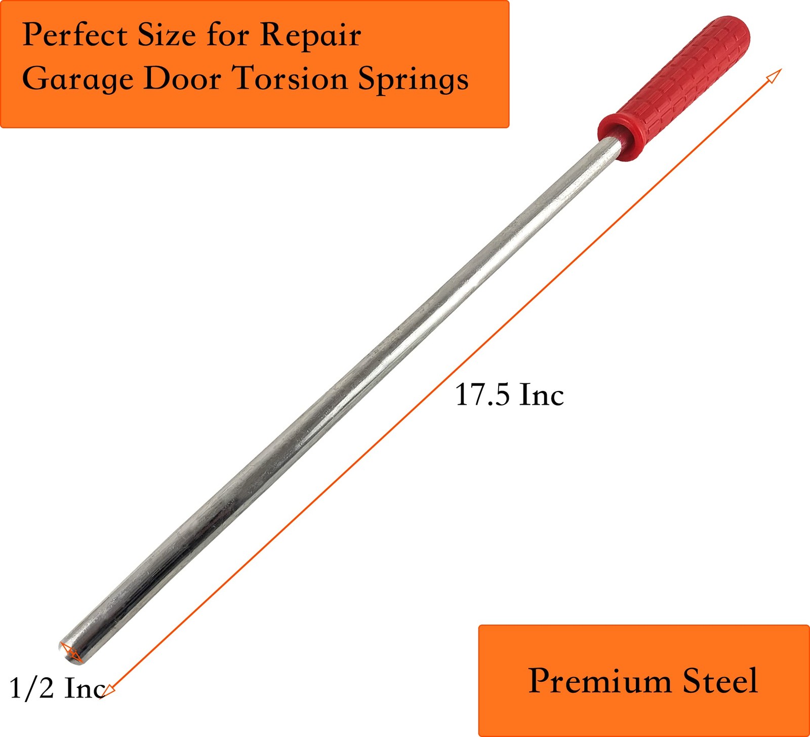 2 Pack Winding Bars For Torsion Spring Garage Door. Winding Bars Made Of Prem... gallery