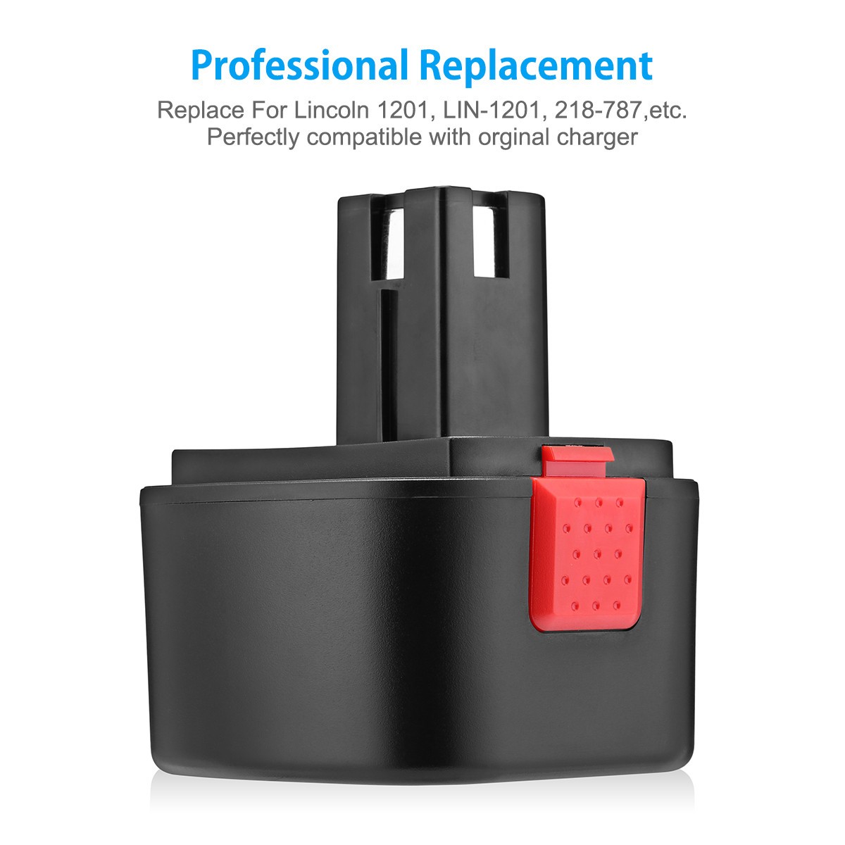 Upgraded 3.0Ah Battery For Lincoln PowerLuber 12 Volt Grease Gun LIN-1201 1200 gallery