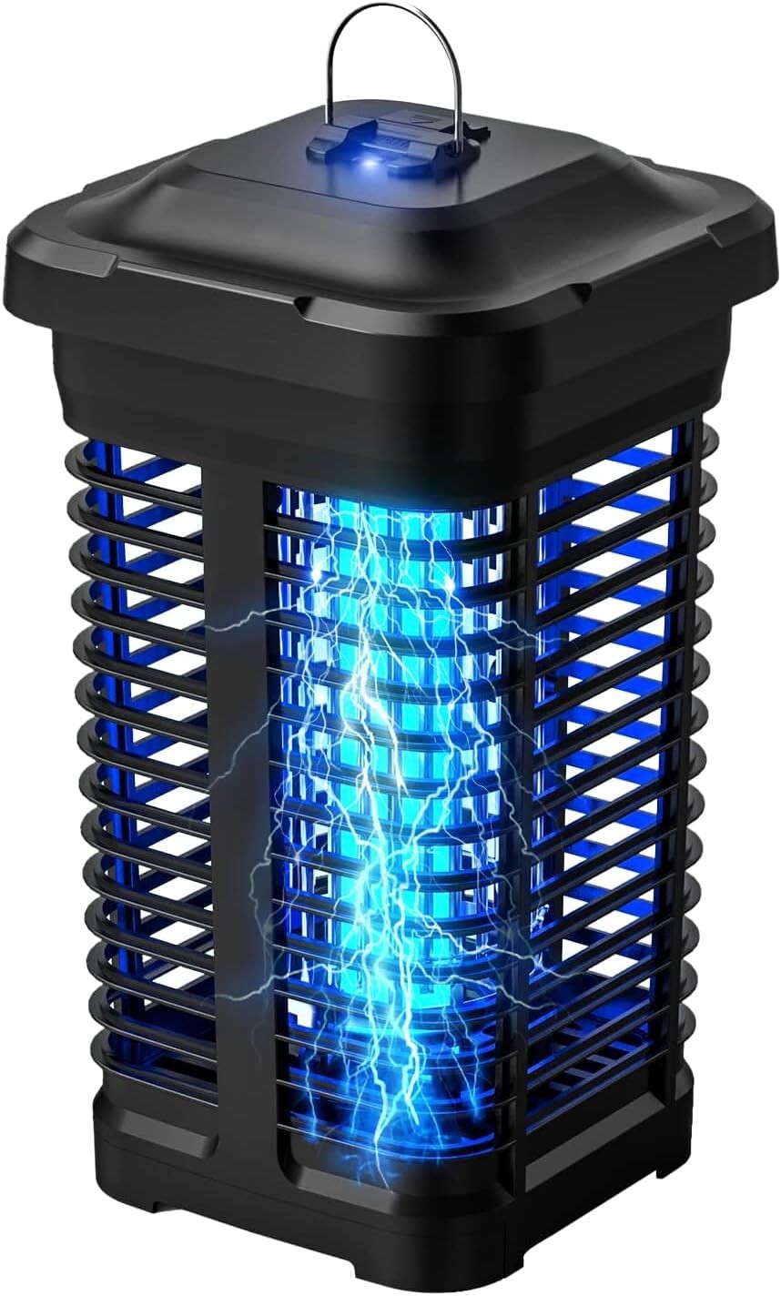 Mosquito Fly Bug Insect Zapper Killer Indoor Outdoor 4300V 18W with Light Sensor gallery