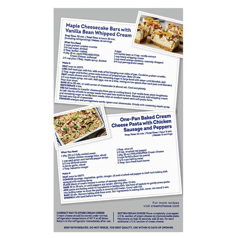 Philadelphia Original Cream Cheese Block 8 Oz (Pack of 6) gallery