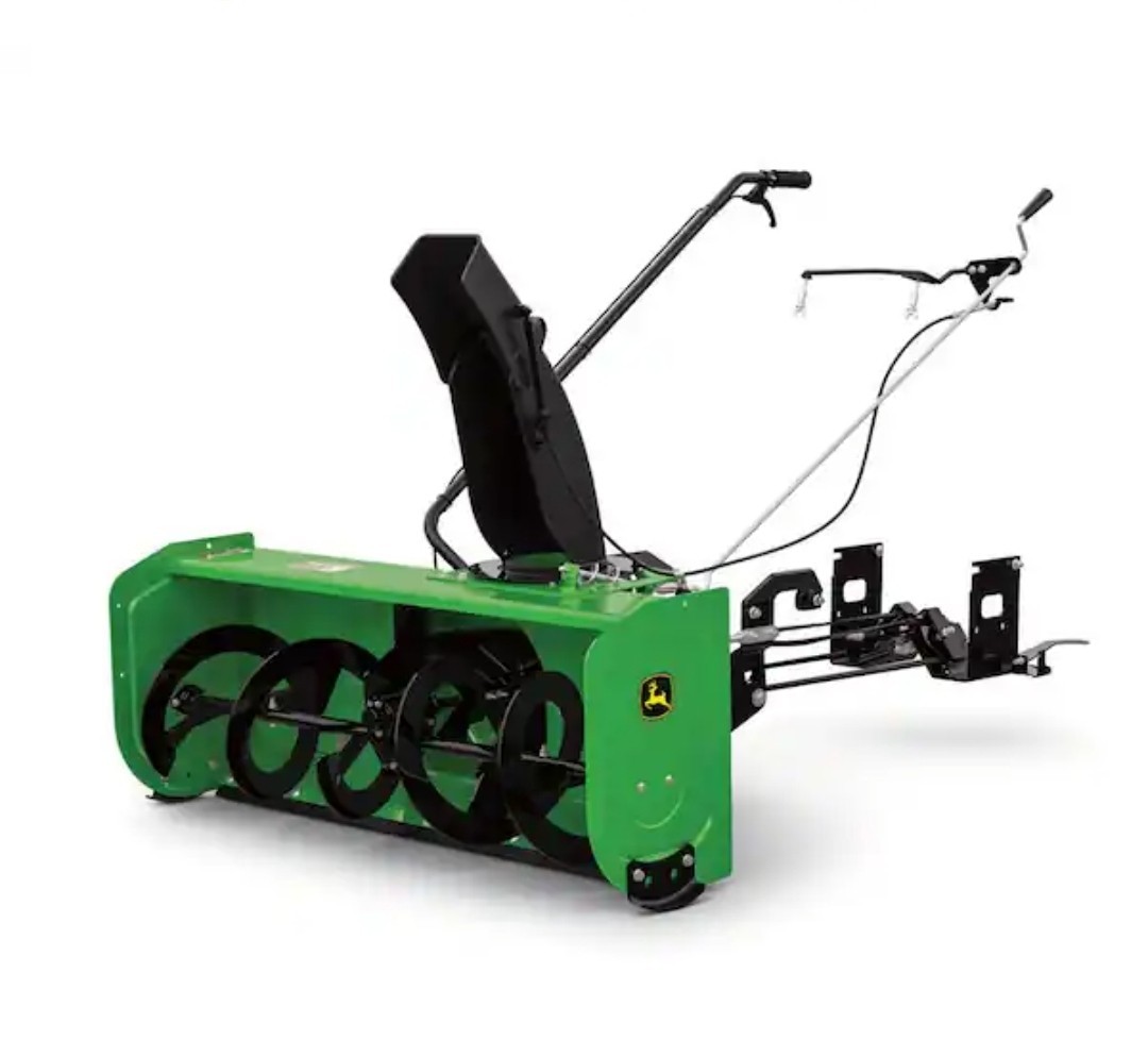 John Deere 44 in. Two-Stage Snow Blower Attachment for 100 Series Tractors gallery