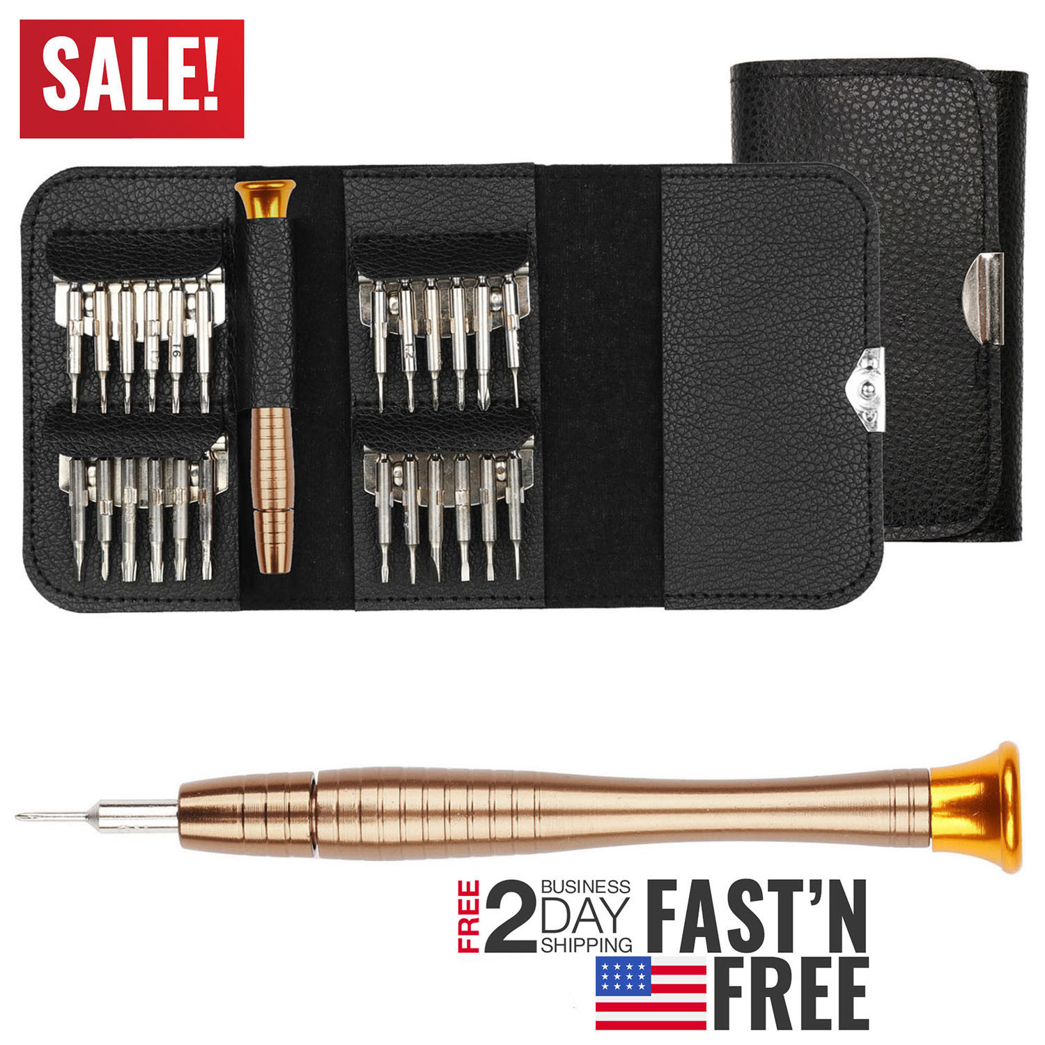 25 in 1 Screwdriver Kit Repair Tool Set For Macbook S8 iPhone 6 Phones PC Tablet gallery