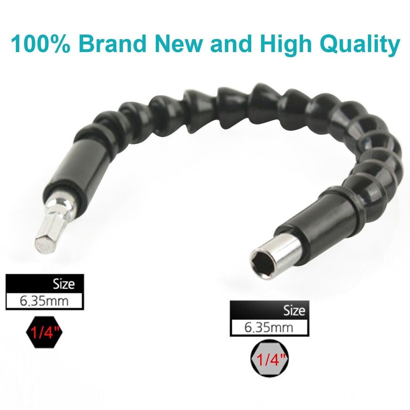1/4" Hex Flexible Shaft Extension Screwdriver Drill Bit Holder Attachment Tool gallery