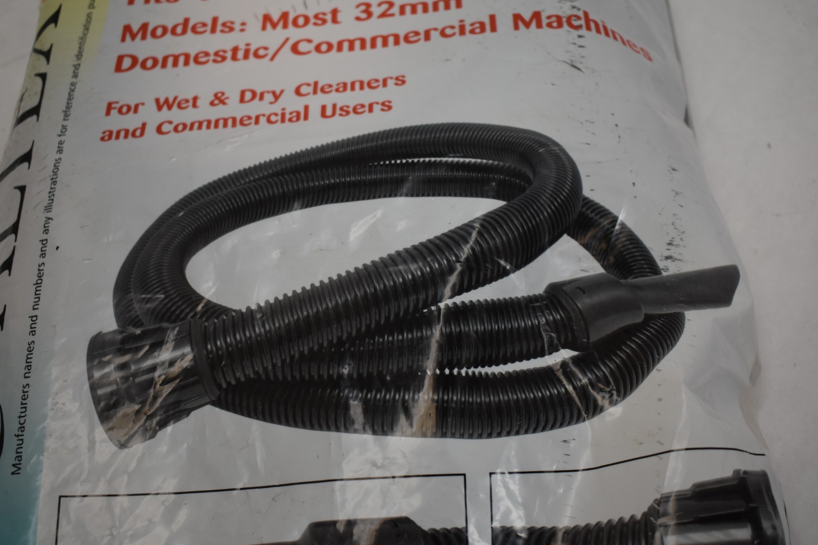 Qualtex Vacuum Cleaner Hose Complete Universal Black Vacuum Hose 32mm HSE79 gallery