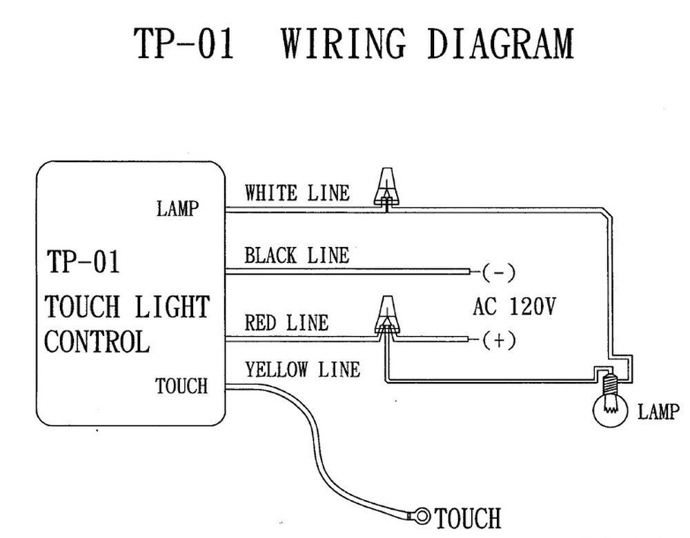 Zing Ear TP-01 ZH 3 Way Touch Lamp Light Dimmer Switch Control Module Lo/Med/Hi gallery