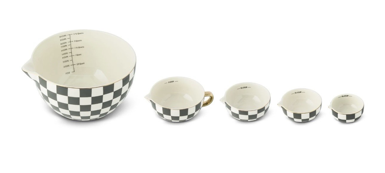 Thyme & Table 5-Piece Batter Bowl & Measuring Cup Set – Signature Collection gallery