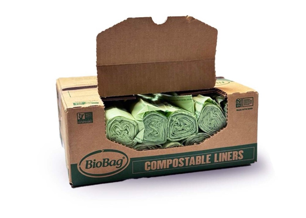 BioBag Compostable Liners, 8 Gallon (QTY 500), SKU 08G2025