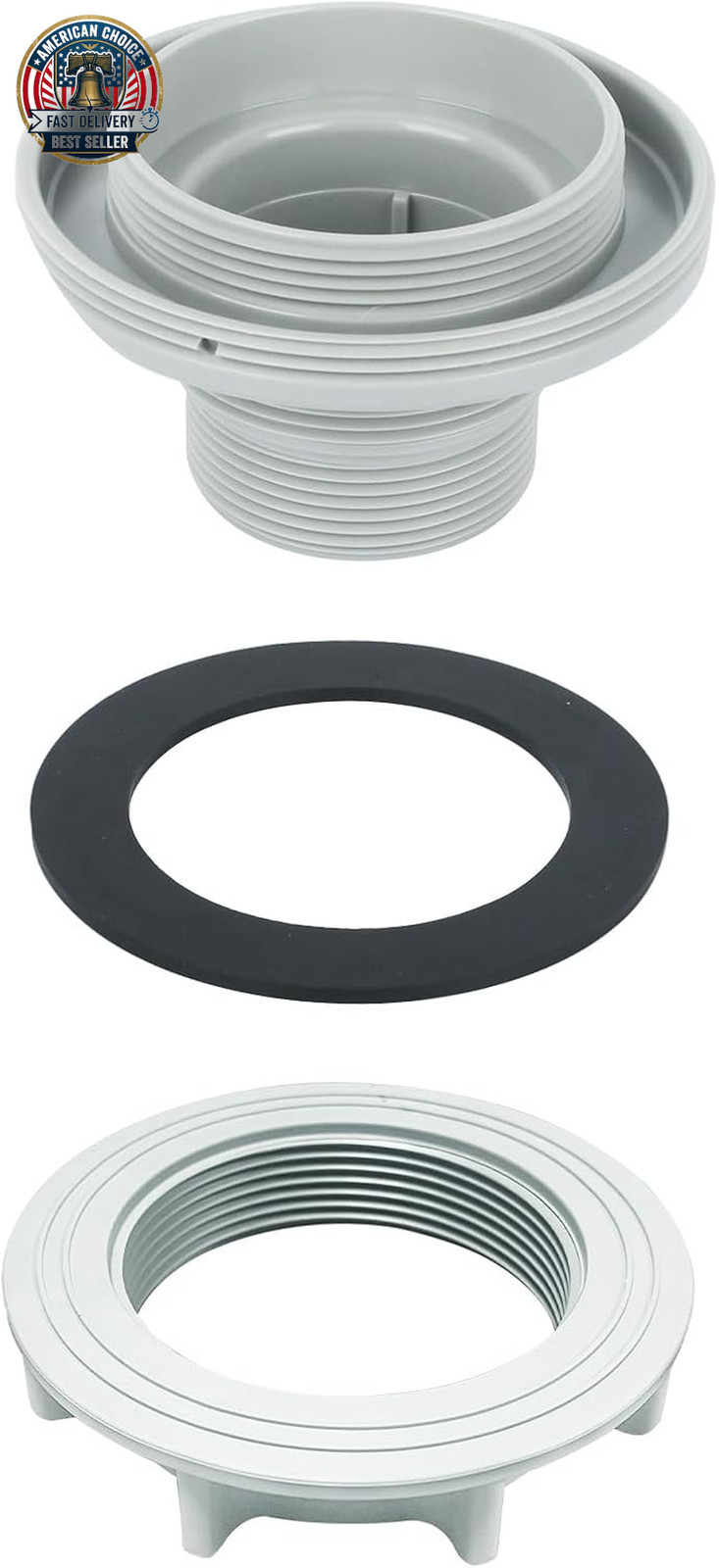 Pool Threaded Strainer Connector Nut Washer Kit 10744 10256 10255 for Intex abov gallery