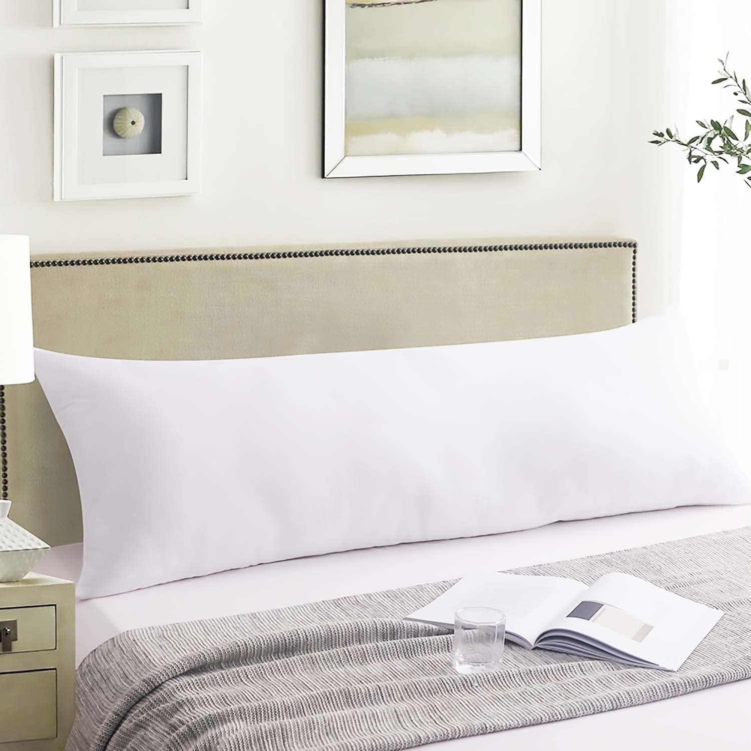 Memory Foam Body Pillow Insert, Soft Large Full-Length Bed Pillow for Adults gallery