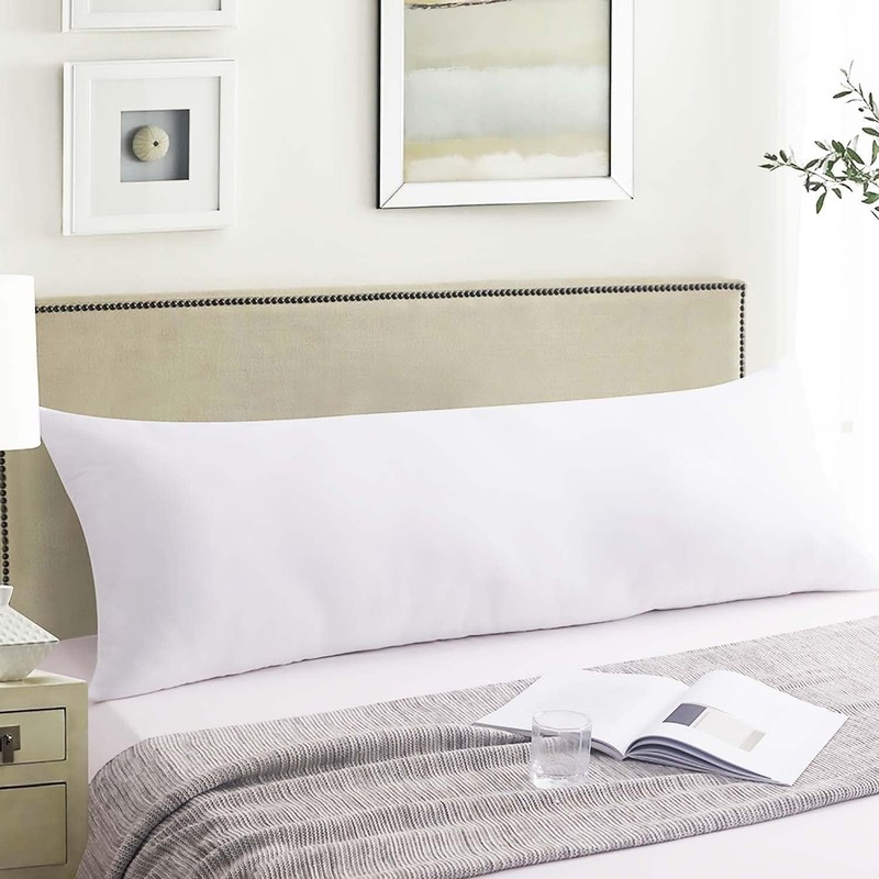 Memory Foam Body Pillow Insert, Soft Large Full-Length Bed Pillow for Adults gallery