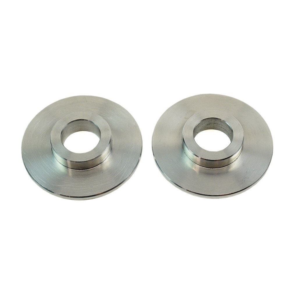 (2) 5/8" Bench Grinder Wheel Flanges | Buffer Washers Polishing Buffing Grinding