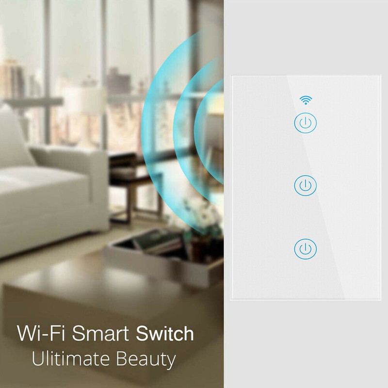 New Smart WiFi Light Switch Remote Alexa Google IFTTT Voice Control Smart Life gallery