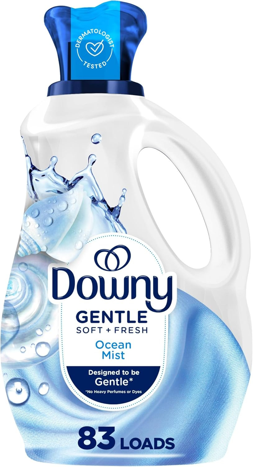 Gentle Soft + Fresh Fabric Softener Liquid, Ocean Mist Scent, 56 FL OZ, 83 loads gallery
