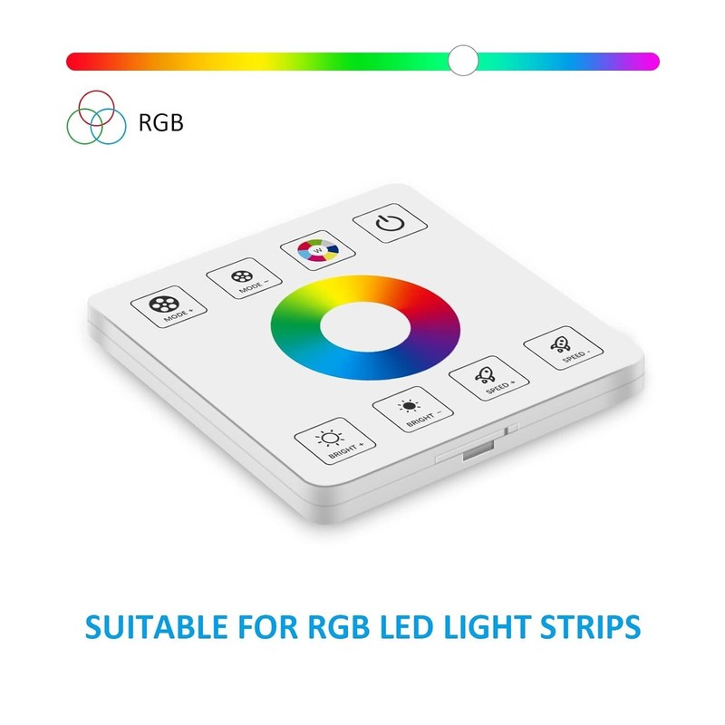 RGB LED Strip Controller RF Wireless Remote Control 5050 3528 Touch Panel Dimmer gallery