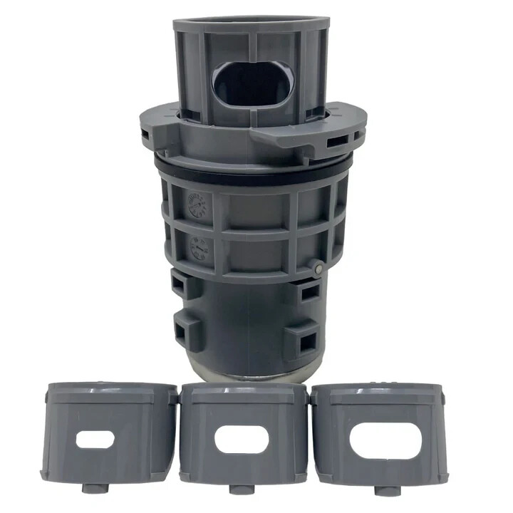BlueSquare R360 Gray Retro Caretaker Head | 011620-GR gallery