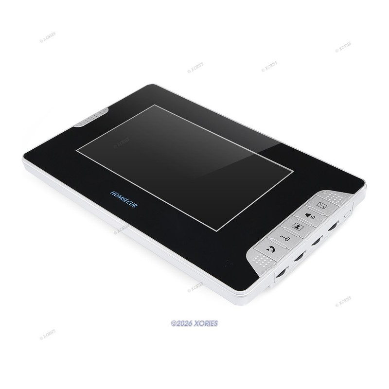 7" TFT Video Door Entry Intercom Kit with LCD Color Screen for 3-Apartment gallery