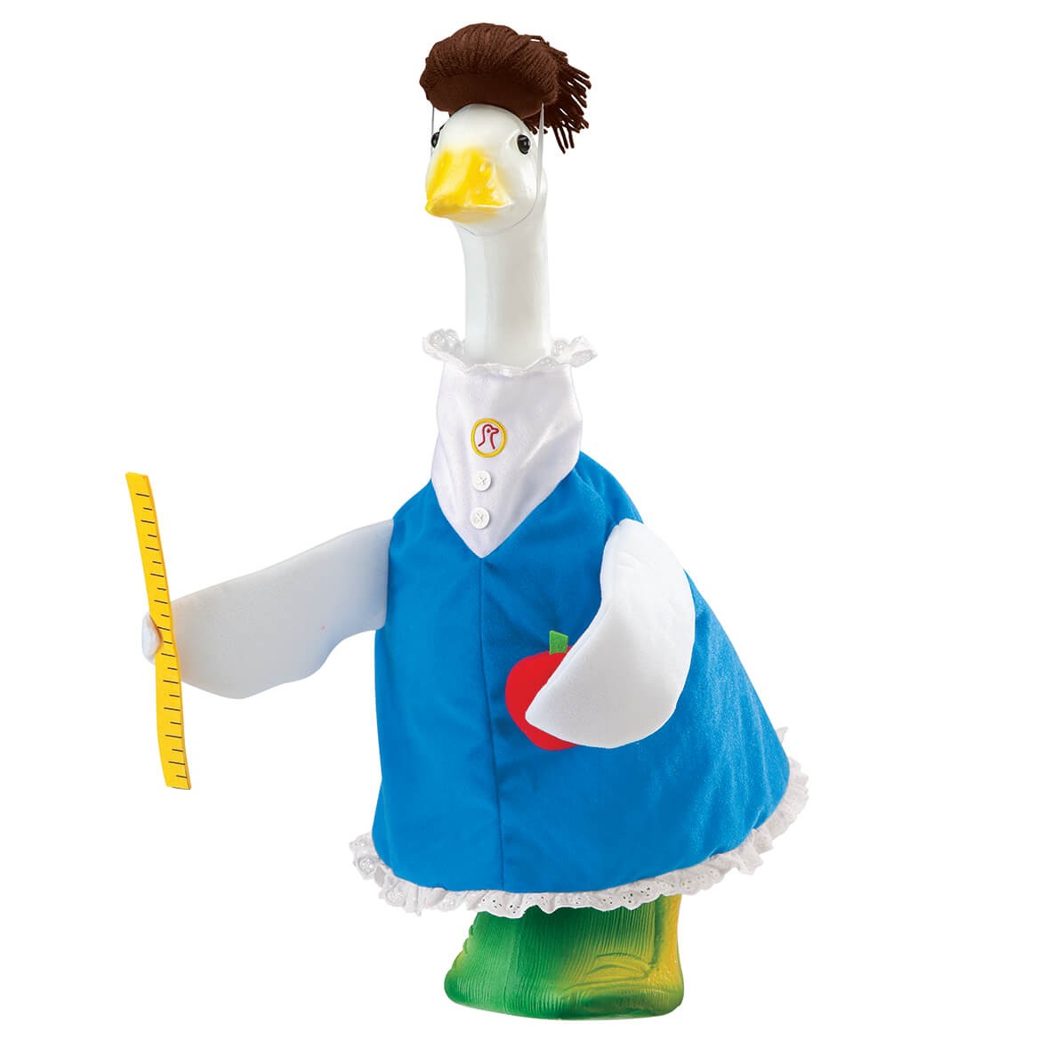 Gaggleville Teacher Goose Outfit, Fits Large 23" H Statue, by Fox Valley Traders gallery