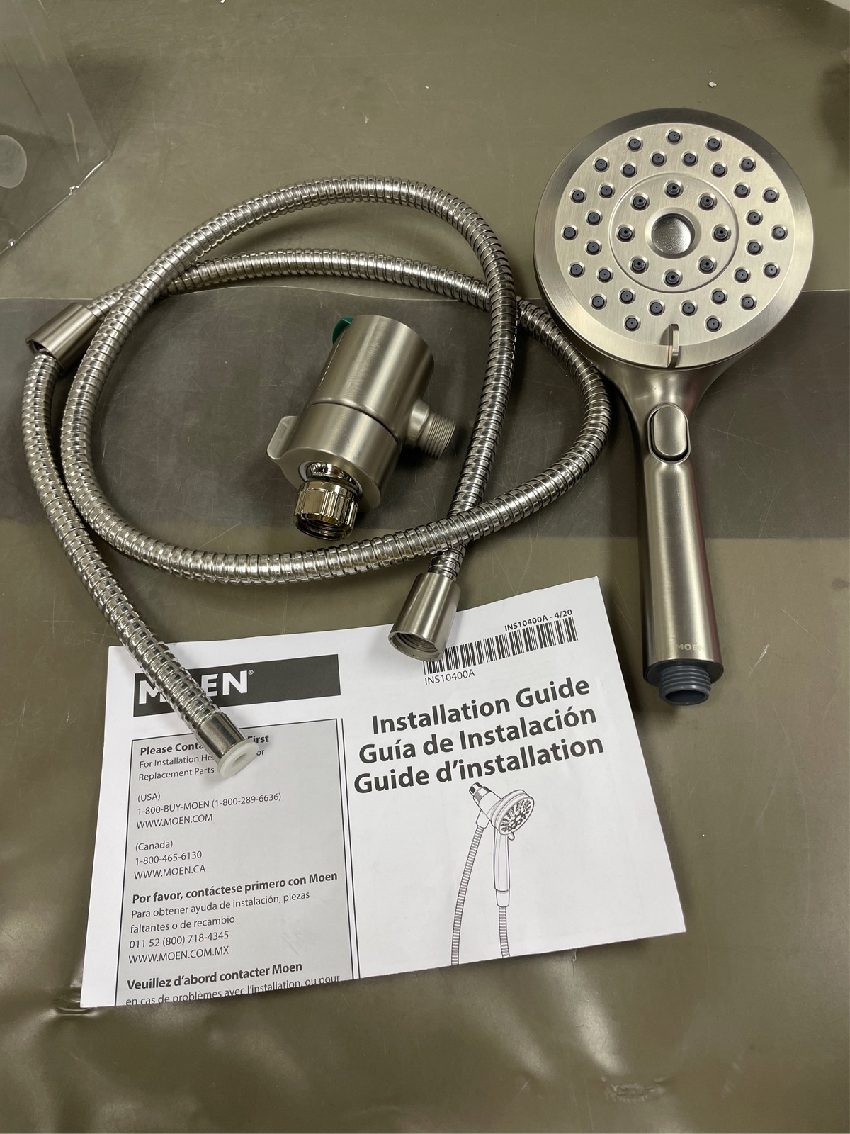 Verso 8-Spray Patterns 2.5 GPM 5 in. Wall Mount Handheld Shower Head with Infini gallery