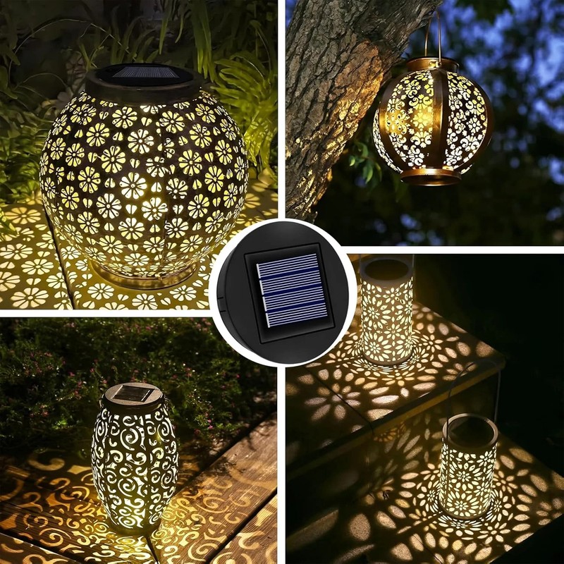 2 Pack Solar Light Replacement Top, Replace Solar Light Part for Lantern (Top 3. gallery