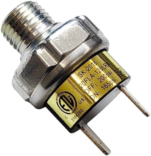Air Pressure Switch 165-200 PSI Tank Mount Type Thread 1/4" NPT 12V 24V DC Air gallery