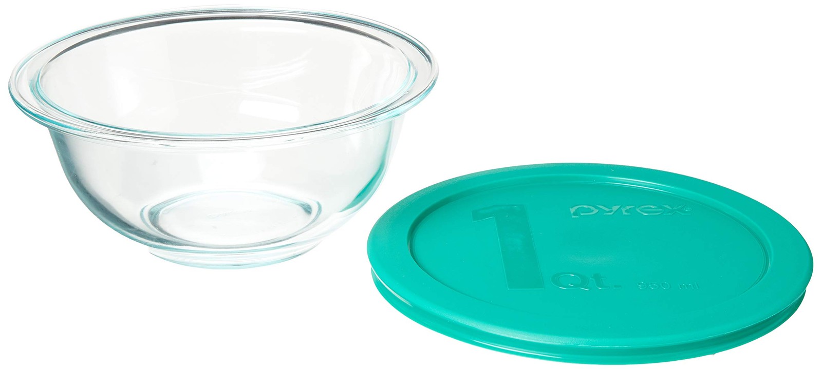 Pyrex Smart Essentials Glass Bowls with Plastic Lids, 8 fluid ounces, Clear gallery