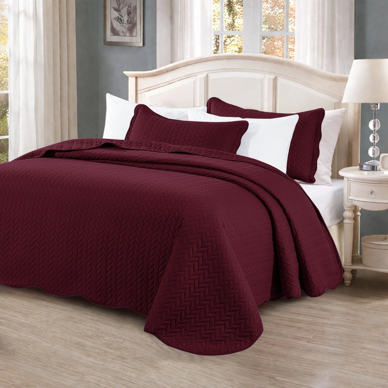Luxury Cooling Bedspread Set Lightweight Quilted Coverlet Premium Quality King gallery