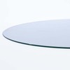 60" Round Tempered Glass Table Top 1/2" Thick Flat Polished Edge gallery