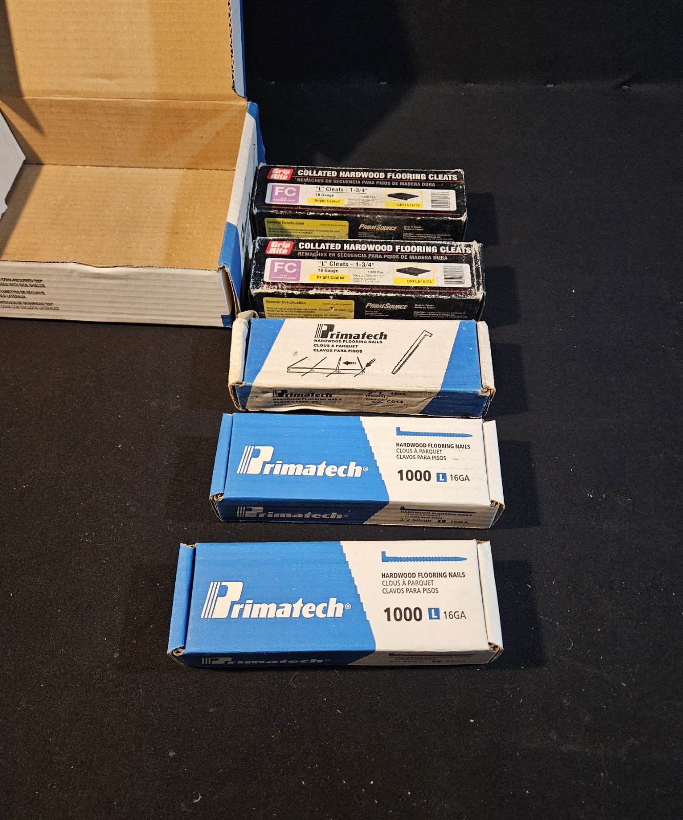 Primatech Grip Rite Hardwood Flooring L- Nails Cleats 16 GA. 18GA. gallery