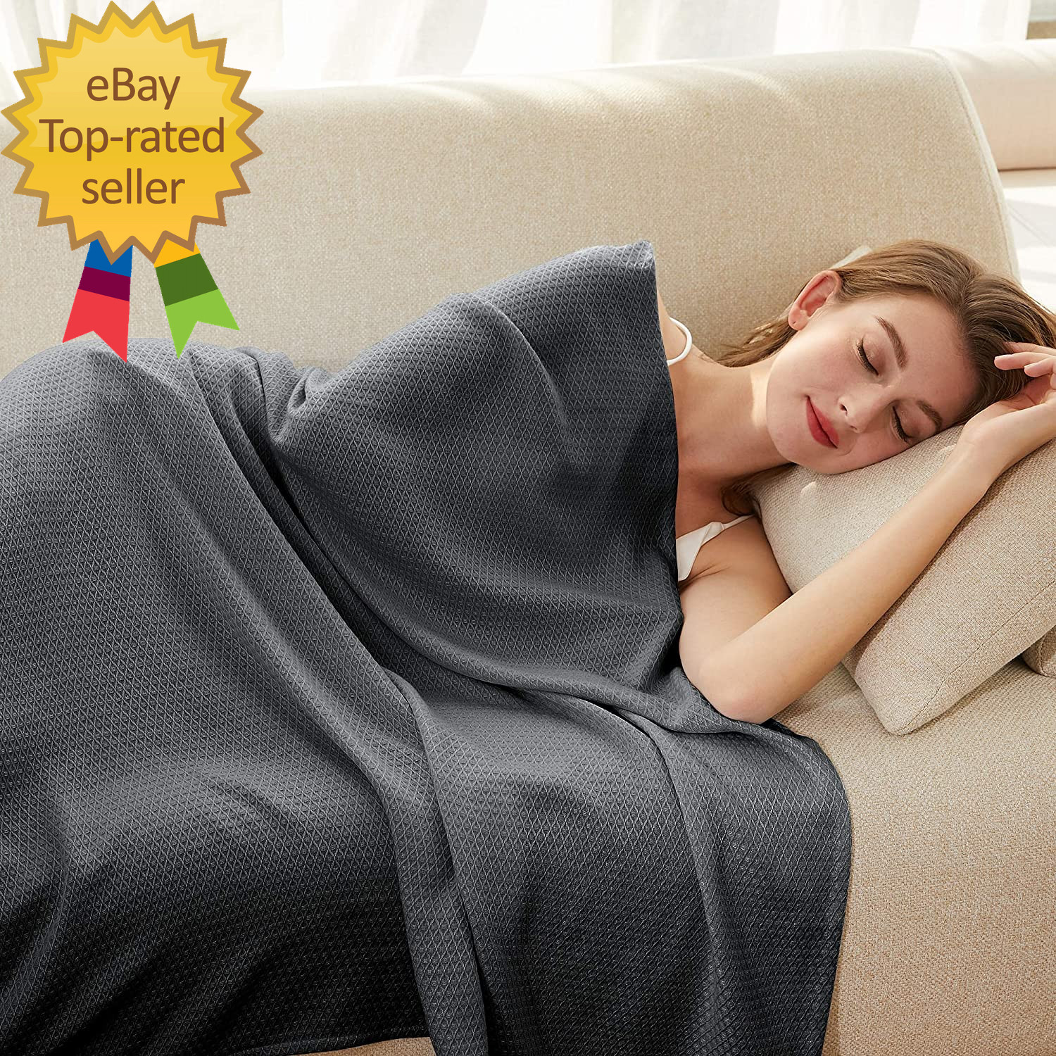 Cooling Blanket 100% Rayon Derived from Bamboo Cool Summer Blanket for Hot Sle gallery