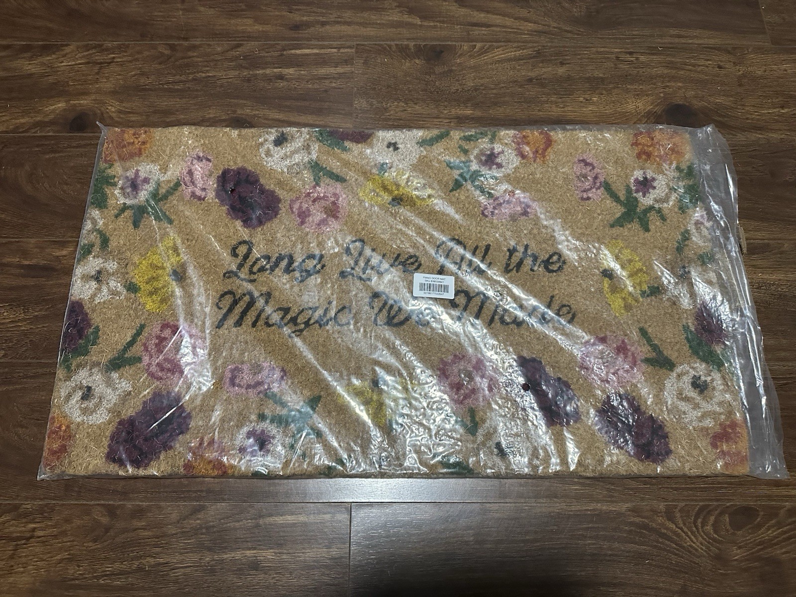 TAYLOR SWIFT - LONG LIVE ALL THE MAGIC WE MADE ACOUSTIC PIANO DOOR MAT gallery