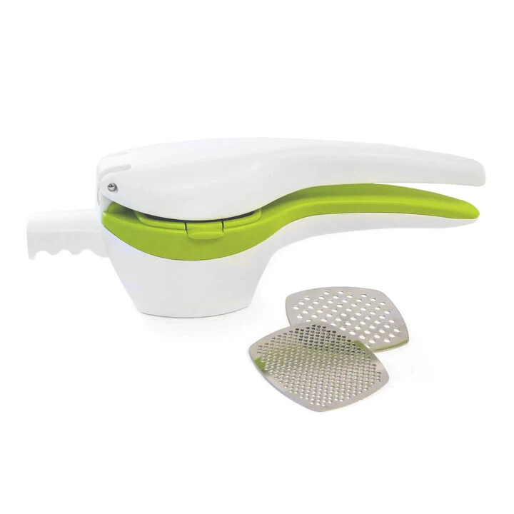 Potato Ricer - White & Green Includes Medium & Coarse Plates Home & Kitchen gallery