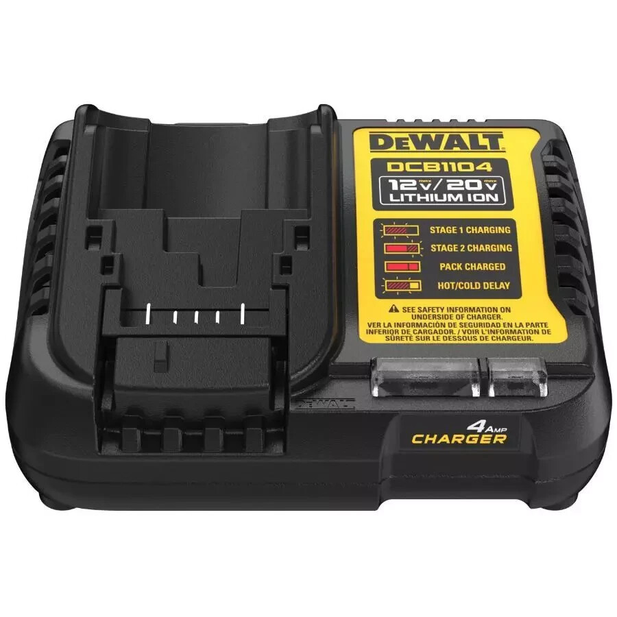 DeWALT Genuine DCB1104 12V - 20V Lithium-Ion Max 4 Amp Battery Fast Charger gallery