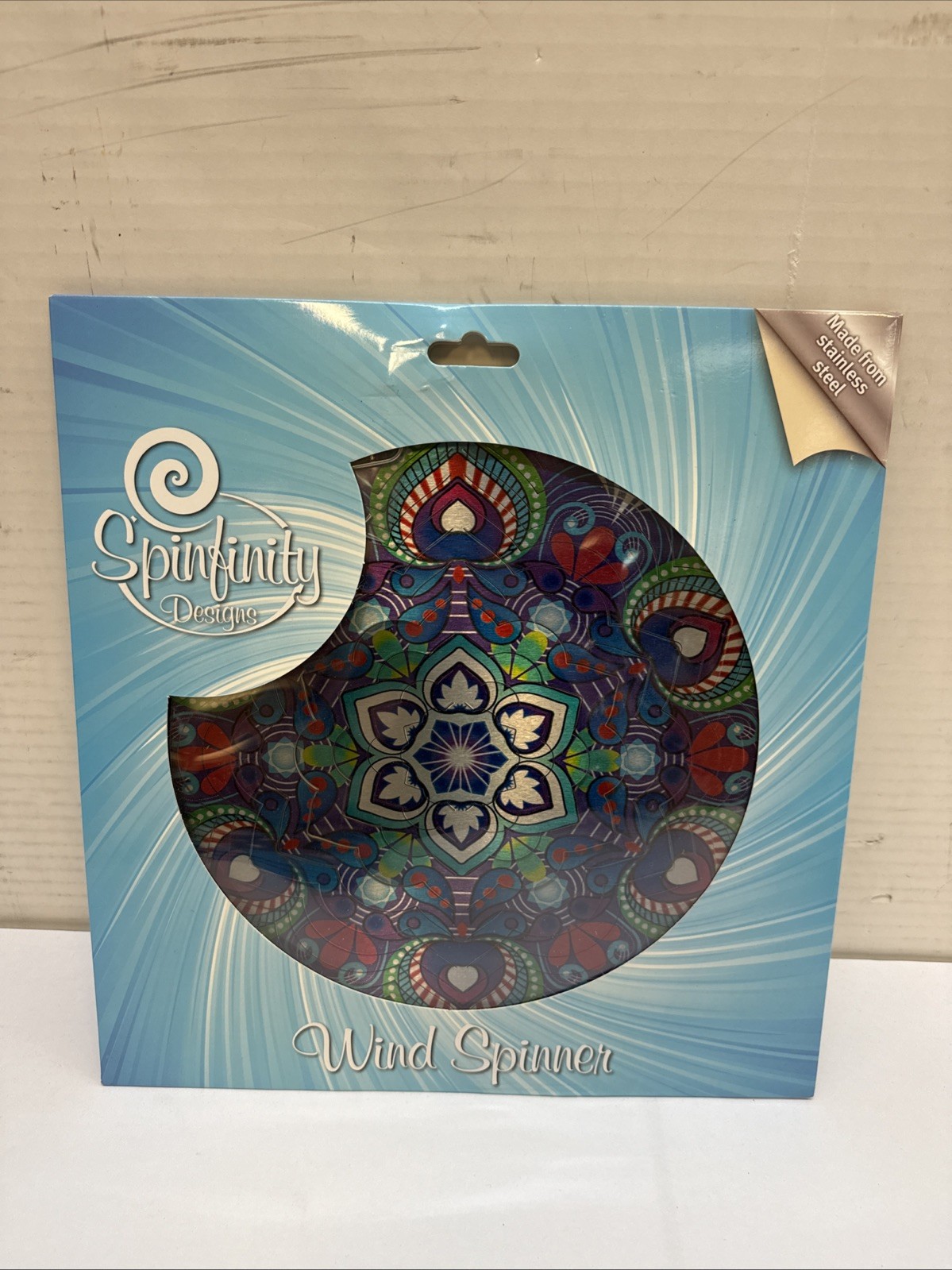 Spinfinity 12" Lotus Mandala Wind Spinner - #175 New gallery