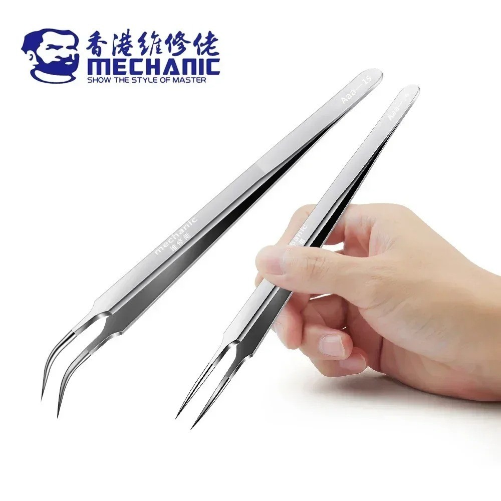 MECHANIC AAA-14 / AAA-15 Precision Tweezers | Ultra-Fine PCB Repair Tool gallery