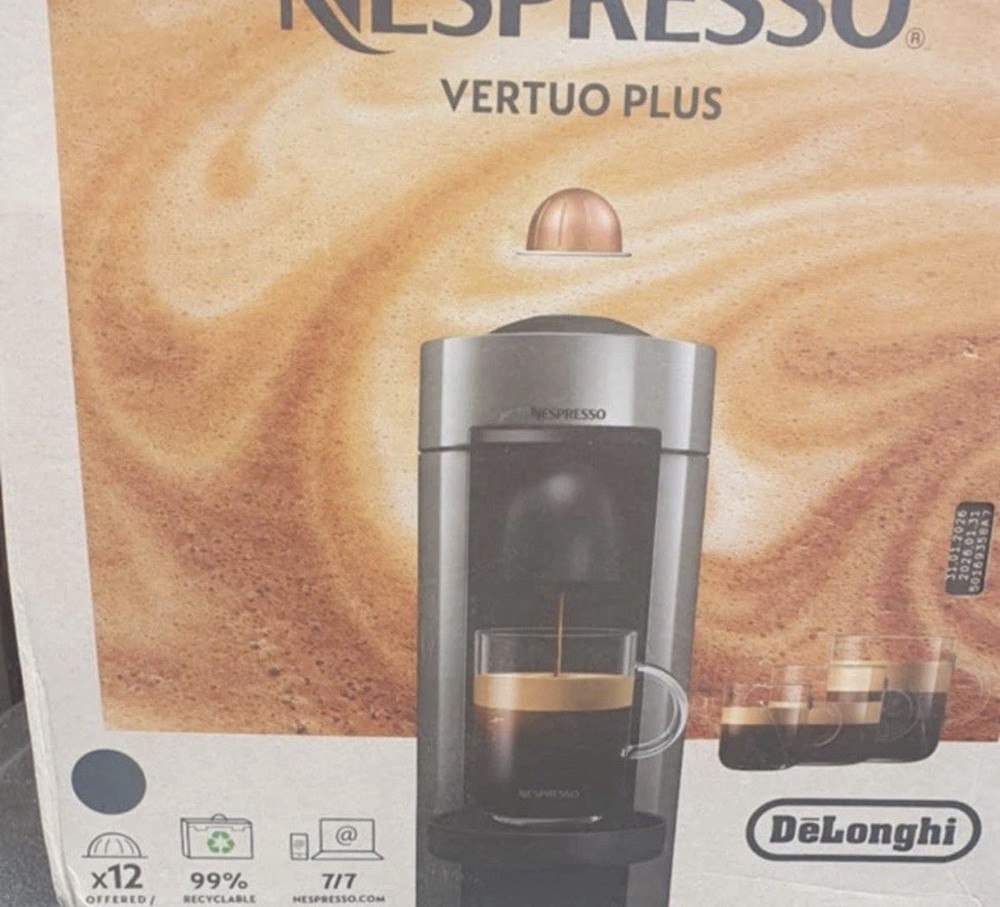 Nespresso Vertuo Plus Espresso Maker Delonghi New In The Box Free Ship