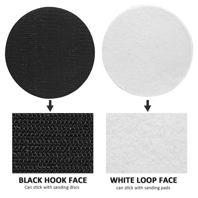 3 Inch (75mm) Hook and Loop Soft Foam Buffering Pad for 3" Sanding Pad, 5 Pack gallery