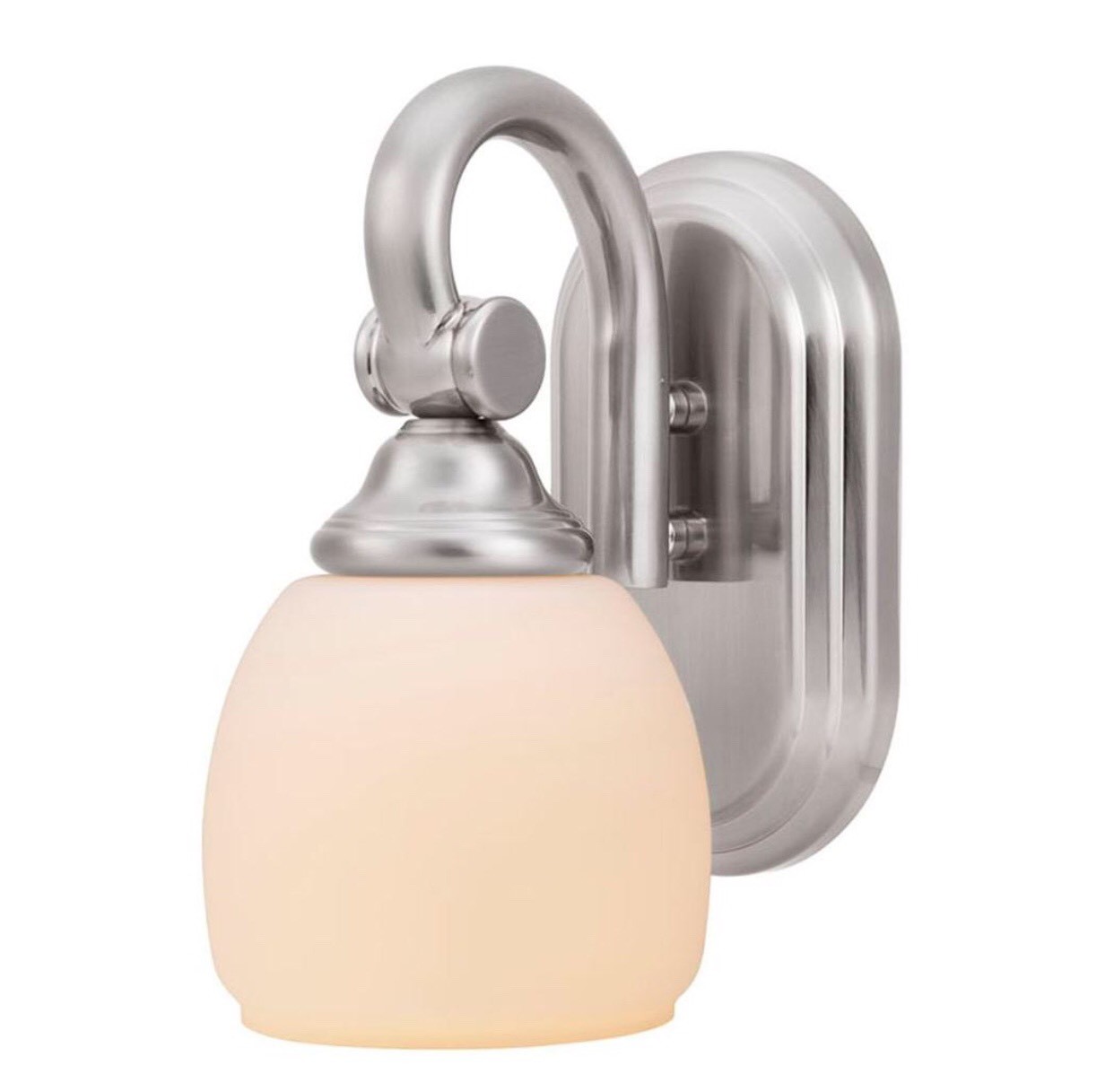 Home Decorators Collection 15281 Cedar Cove 1-Light Wall Sconce, Brushed Nickel gallery