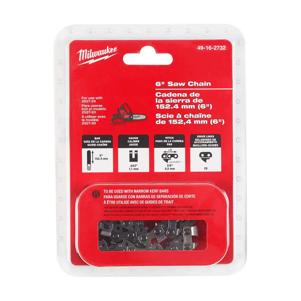 6 In. Pruning Saw Chain with 28 Drive Links gallery