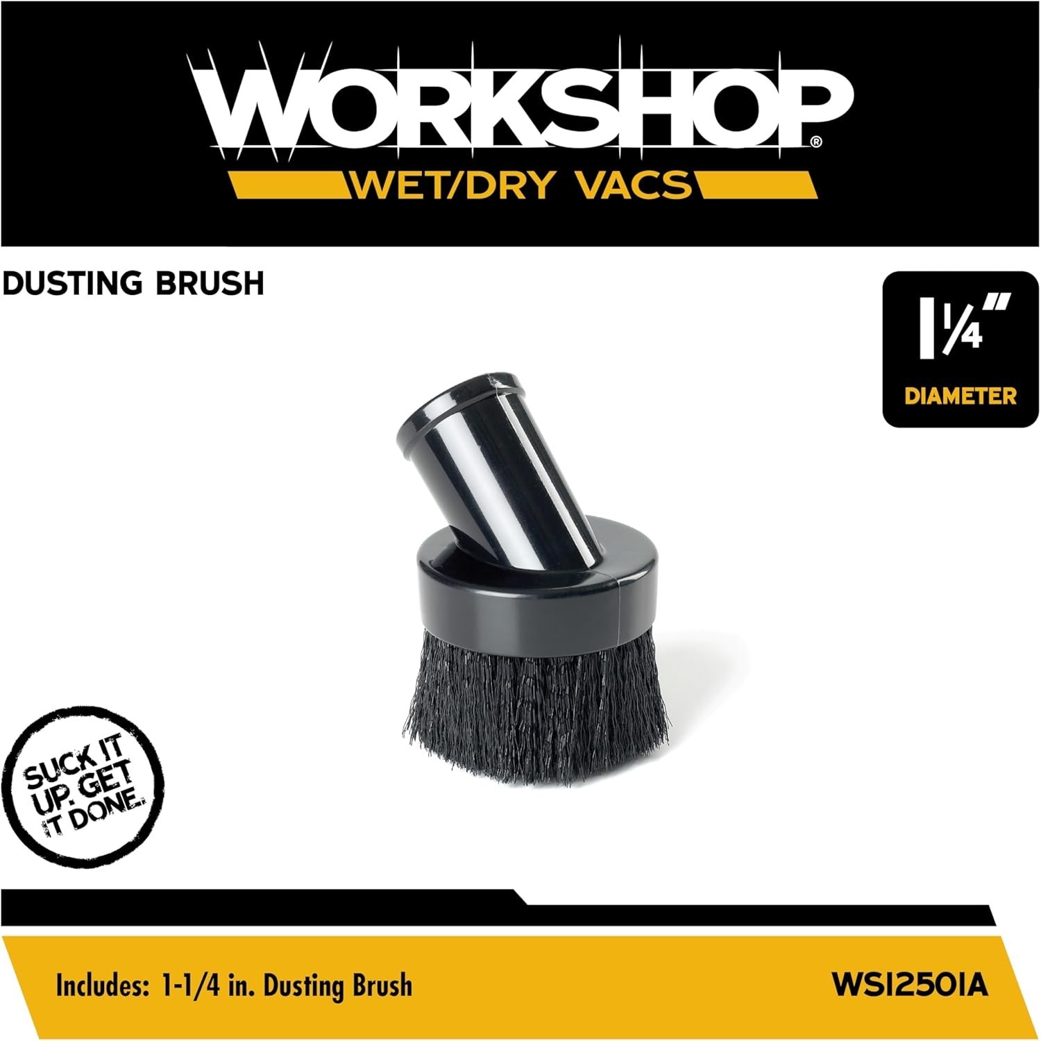Shop Vacuum Accessories WS12501A Dusting Brush Attachment for Wet Dry Vacuum Cle gallery
